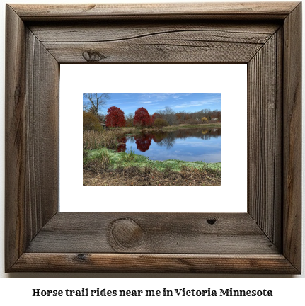 horse trail rides near me in Victoria, Minnesota